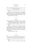 Making appropriations to Reimburse the several Counties of the State for Moneys heretofore ore [or] hereafter expended by them in the Support of Insane Paupers.