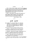 [To amend an act] entitled 