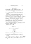 Entitled an act to amend chapter twenty-three of the General Statutes, concerning county government, of the General Statutes of the state of Colorado.