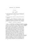 To amend division one of chapter one of the General Statutes of the state of Colorado, entitled 