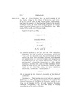 To amend section 2 of an act of the General Assembly of the state of Colorado, entitled "An act to provide for the extension of the right of way for ditches, canals and feeder of reservoirs in certain cases, and requiring registration of all such hereafter made or enlarged;" approved February 11, 1881, being General Section no. 1720 of the General Statutes of the State of Colorado, which is section 10 of chapter LVII., of said General Statutes, entitled "Irrigation." by Colorado General Assembly