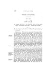 To amend section 7 of chapter CIX., of the General Statutes, entitled "Towns and cities." by Colorado General Assembly