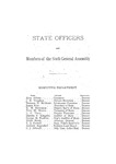 State Officers: Executive Department by Colorado General Assembly