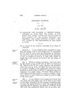 To regulate the practice in district courts, composed of more than one judge, to prescribe the power, duties and jurisdiction of such courts and the judges thereof; and requiring the clerk thereof to keep a special record of the proceedings of said court in bank.