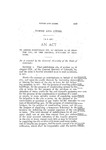 To amend subdivision six, of section 14 of chapter CIX., of the General Statutes of Colorado.