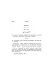 To repeal certain sections of chapter C., of the General Statutes, entitled 