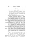 To amend sections twenty-five and thirty-four and to reenact section seven of chapter XCV. of the General Statutes of the state of Colorado, entitled "Roads and Highways," the same being general sections twenty-nine hundred and seventy-seven and twenty-nine hundred and eighty-six thereof. by Colorado General Assembly