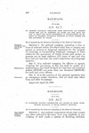 To Prohibit Railroad Companies From Employing any Person Under the Age of Eighteen (18) Years, and who have not had at least One Year's Experience in Telegraphing, to Receive or Transmit Telegraph Message or Train Orders for the Movement of Trains.