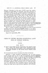 To Cede to the United States Jurisdiction Over Certain Lands for a School for Indians, Near Grand Junction, In Mesa County, in the State of Colorado, and to Release the Same and Other Property of the United States Thereon, from Taxation. by Colorado General Assembly