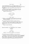 To repeal an act entitled, "An act to provide for the appointment of a state agent," approved March 31, 1885, and all acts amendatory thereof. by Colorado General Assembly