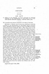 To Amend an Act Entitled "An Act in Relation to Convicts Confined in the Penitentiary of this State, and to Promote Better Discipline Therein," Approved April 19, 1889. by Colorado General Assembly