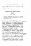 Making an Appropriation to pay Hiram P. Bennet, State Agent for Services Rendered the State of Colorado on a Contract under an Act of the Fifth General Assembly Entitled an Act to Provide for the Appointment of a State Agent Approved March 31st, 1885. by Colorado General Assembly