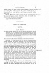 To Amend, Alter, Repeal and Add to Certain Sections of an Act Entitled "An Act to Reduce the Law Incorporating the City of Denver and the Several Acts Amendatory Thereof into One Act, and to Revise and Amend the Same," Approved March 16, 1885, and the Acts Amendatory Thereof, and to Enact Other Provisions in Relation Thereto. by Colorado General Assembly