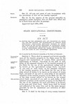 To Provide for the Assessment, Levy and Collection of a State Tax, for the Support and Maintenance of Certain State Educational Institutions, mentioned Therein; to Define the Duties of the County Treasurer in Connection Therewith; to Provide for the Election of a Treasurer of each of Said Institutions, Define his Duties and to Repeal all Acts and Parts of Acts Inconsistent Therewith. by Colorado General Assembly