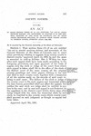 To amend section three of an act, entitled: "An act to amend sections sixteen and seventeen of Chapter 22 of the General Statutes of the state of Colorado, and to enact other provisions relating to appeals from county courts to district courts, approved April 14th, 1885. by Colorado General Assembly