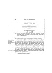 To Provide for the Disposition of Cases Appealed to the Supreme Court and Court of Appeals When There is a Lack of Jurisdiction. by Colorado General Assembly