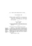 To Direct the State Board of Land Commissioners to Regulate the Distribution of Water from State Canals and Reservoirs.