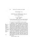 To Amend General Section 2069, of the General Statutes of 1883, in Relation to Justices of the Peace and Constables. by Colorado General Assembly