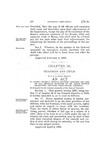 To Amend General Section Sixteen Hundred and One of the General Statutes of 1883, Being Section Seventeen, Chapter Forty-Eight, Thereof. by Colorado General Assembly