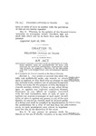 Declaring Certain Attacks Upon or Stoppage of Railroad Trains, Cars or Locomotives, or Upon Any Officer or Employe Connected Therewith, with the Intent to Commit a Felony, to be Felonies; and for the Prosecution and Punishment Therefor.