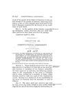 To Submit to the Qualified Electors of the State of Colorado an Amendment to Article Eleven, Section Three, of the Constitution of the State of Colorado; and to Provide for the Creation of a Bonded Indebtedness on Behalf of the State to the Amount of Twelve Hundred Thousand Dollars to Fund the Outstanding Obligations of the State.