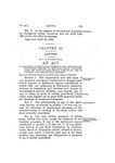 In Relation to Spirituous, Poisonous and Adulterated Spirituous Liquors, to the Regulation, Manufacture and Sale of Same Within This State, and to Prohibit the Importation Thereof.