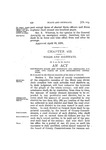 Concerning Roads and Highways and Repealing All Acts and Parts of Acts Inconsistent Therewith. by Colorado General Assembly