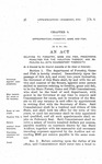 Relating to Forestry, Game and Fish, Prescribing Penalties for the Violation Thereof, and repealing all Acts Inconsistent Therewith. by Colorado General Assembly