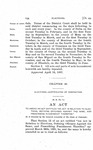 To Amend an Act Entitled "An Act in Relation to Elections, Defining Offenses Against the Same, and Prescribing Punishment Therefor." by Colorado General Assembly