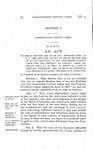 To Amend Section One to an Act, Approved April 19, A.D. 1889, Entitled "An Act to Amend Section One of an Act Entitled 'An Act Concerning Convict Labor and the Product of Convict Labor, Approved April 2, A.D. 1887," to Repeal All Laws in Conflict Therewith, and to Make an Appropriation Requisite to Carry the Same into Operation. by Colorado General Assembly