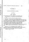 Declaring Bicycles to be Baggage and Providing for the Carrying of the Same by Railroad Corporations. by Colorado General Assembly