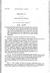 Making Appropriation for the Maintenance and Support of the State Capitol Building and Grounds of the State of Colorado for the Years 1899 an 1900, and for Replacing Old Furniture and Carpets an Supplying New Furniture in the Different Departments of the Capitol Building Where Required.