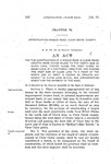 For the Construction of a Wagon Road in Clear Creek County, From Silver Plume to the North End of Green Lake, Thence Along the West Shore of Green Lake, in a Southerly Direction, and Passing the West Side of Clear Lake to a Point at the North End of What is Known as 