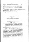 Making Appropriation for the Support, Maintenance and Improvement of the State of Industrial School at Golden, for the two Years Ending November 30, 1900.