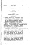 To Establish the County of Teller and the Temporary County Seat Thereof; Providing for the Appointment of its Precinct and County Officers, Fixing the Terms of Court Therein, and Attaching the Same to Certain Congressional, Senatorial, Representative, Judicial and Normal Districts.