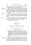 To Provide for Completing the Construction of a Wagon Road Built on the High Line Grade, to Avoid Washouts, Along the Course of Bear Creek, in Jefferson County, Between the Town of Morrison and the Post Office at Evergreen; and to Appropriate the Necessary Money to Pay for the Same.