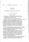 To Provide for the Sinking of an Artesian Well in Grass Valley at or Near Antlers in the County of Garfield, State of Colorado.