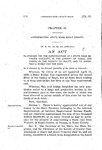 To Provide for the Construction of a State Road Between Wolcott, in the County of Eagle, and Yampa, in the County of Routt, and to Appropriate Money for the Same.