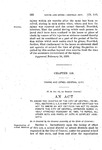 To Amend the Chapter of the City of Central; to Repeal Section 3, 4, 5, 6 and 7 of an Act Entitled "An Act to Amend an Act Entitled "An Act to Incorporate the City of Central, Approved March 11, 1864," Approved February 10, 1865; to Repeal all Other Acts and Parts of Acts in Conflict Herewith. by Colorado General Assembly