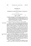 To Repair and Widen the State Wagon Road From Trinidad to Stonewall, in Las Animas County, and to Strengthen and Protect the Embankments of the Purgatorie River Along the Lines of Said Road, and Making an Appropriation Therefor.