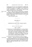 Appropriation for the Construction of a Public Wagon Road From a Point Beginning at the Most Practicable Point near Where Jackson Creek Empties Into West Plum Creek, Douglas County, Thence Following the Most Practicable Route, in a Southwesterly Course, to Connect with the Public Road on Trout Creek, in Douglas County, and to Make an Appropriate Therefor. by Colorado General Assembly