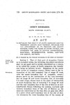 To Establish the County of South Arapahoe, and the Temporary County Seat Thereof; Providing for the Appointment of its Precinct and County Officers, Fixing the Terms of Court Therein, and Attaching the Same to Certain Congressional, Senatorial, Representative, Normal Institute and Judicial Districts.