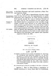 To Enable Boards of Education or Boards of Trustees to Establish and Maintain Parental or Truant Schools in Cities of one Hundred Thousand (100,000) Inhabitants or More and to Provide for Establishing a Population of Not Less Than One Hundred Thousand (100,000).