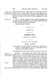 In Relation to the Larceny of Bicycles, Providing a Penalty Therefor and that All Larceny of the Same Shall be Grand Larceny.