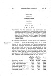 To Provide for the Ordinary and Contingent Expenses of the Executive, Legislative and Judicial Departments of the State, for the Fiscal Years 1901 and 1902, and to Create a State Auditing Board with Certain Duties Herein Prescribed with Reference to the Disbursement of the Contingent Fund.