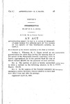 Appropriating Money to Pay M. C. Hayes as Sergeant-At-Arms During the Opening Days of the Session of the Senate of the Thirteenth General Assembly.