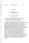 Relating to Cities of the First Class, Not Existing Under Special Charters and to Repeal All Acts and Parts of Acts in Conflict Herewith.