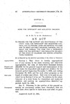 To Provide for the Support and Maintenance of the State Home for Dependent and Neglected Children, and to Provide Lands and Improve the Same and to Erect Suitable Buildings Thereon, and to Equip and Furnish the Same for a Permanent Home for the Dependent and Neglected Children of the State of Colorado and Making Appropriations Therefor.