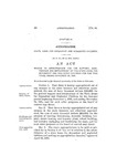 Making an Appropriation for the Support, Maintenance and Improvement of the State Home for Dependent and Neglected Children for the Two Years, Ending November 30, 1904.