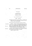 Appropriating Money to Pay Charles S. Cooper for Money Paid for Clerk Hire in Office of State Board of Land Commissioners.